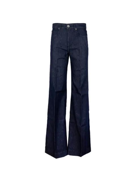 Jackie pressed-crease flared jeans by JACOB COHEN