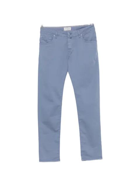 Nick zip-up slim jeans by JACOB COHEN
