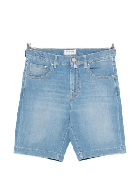 Nicolas blue denim shorts by JACOB COHEN