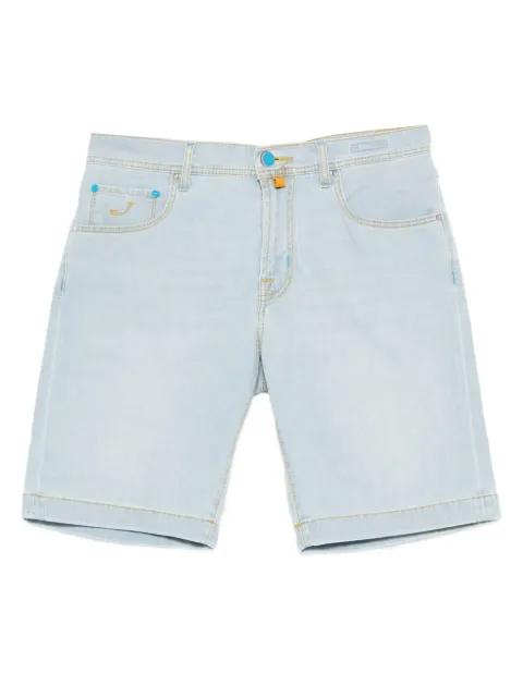 Nicolas embroidered denim shorts by JACOB COHEN