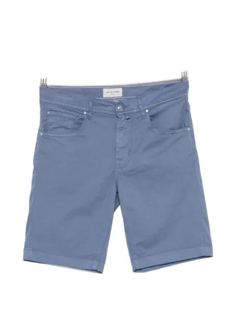 Nicolas logo-patch shorts by JACOB COHEN