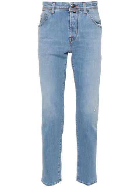 Scott low-rise slim-fit jeans by JACOB COHEN