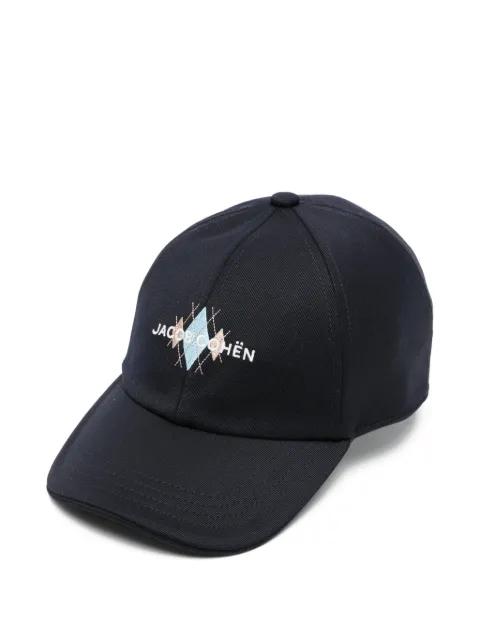 argyle baseball cap by JACOB COHEN