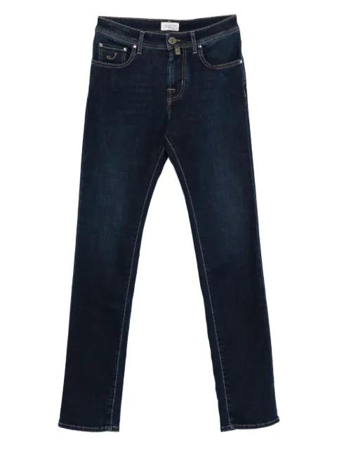 button-fly denim jeans by JACOB COHEN