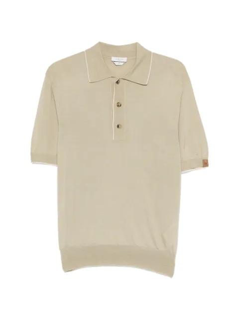 button placket short-sleeve polo shirt by JACOB COHEN