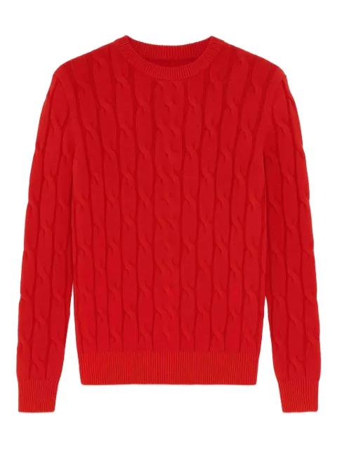 cable-knit sweater by JACOB COHEN