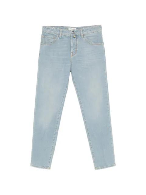 cropped slim fit jeans by JACOB COHEN