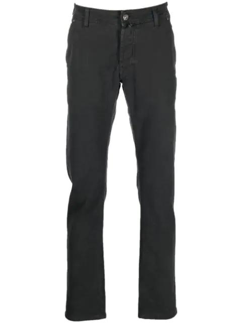 dark-wash straight-leg trousers by JACOB COHEN