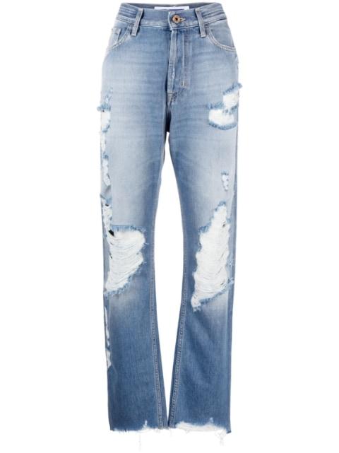 distressed-effect finish jeans by JACOB COHEN
