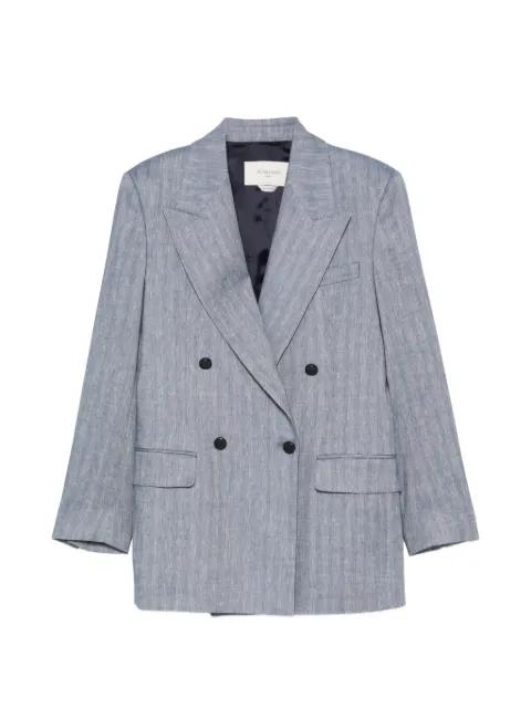 double-breasted herringbone blazer by JACOB COHEN