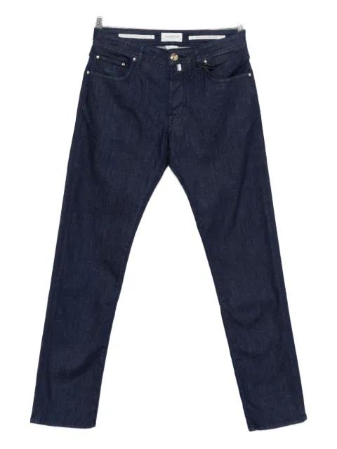 embroidered detail slim-fit jeans by JACOB COHEN