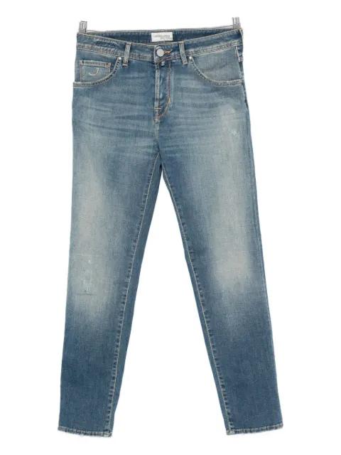 faded distressed jeans by JACOB COHEN