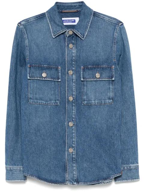 faded-effect shirt jacket by JACOB COHEN