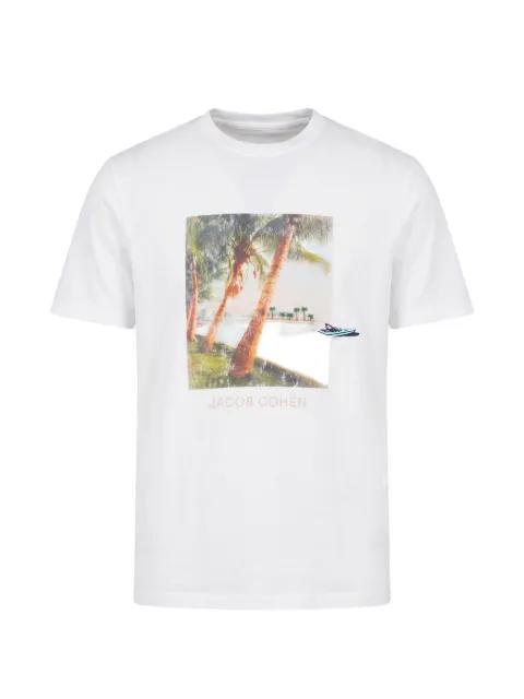 graphic-print T-shirt by JACOB COHEN