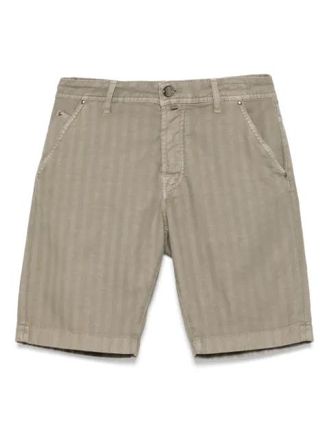herringbone shorts by JACOB COHEN