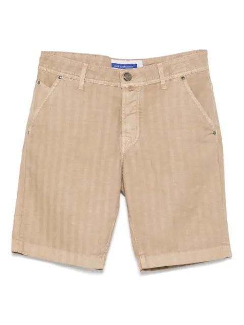 herringbone shorts by JACOB COHEN