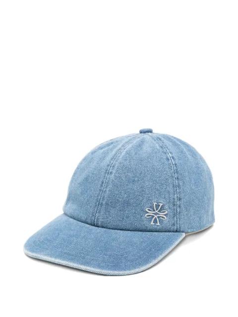 logo-detail denim baseball cap by JACOB COHEN