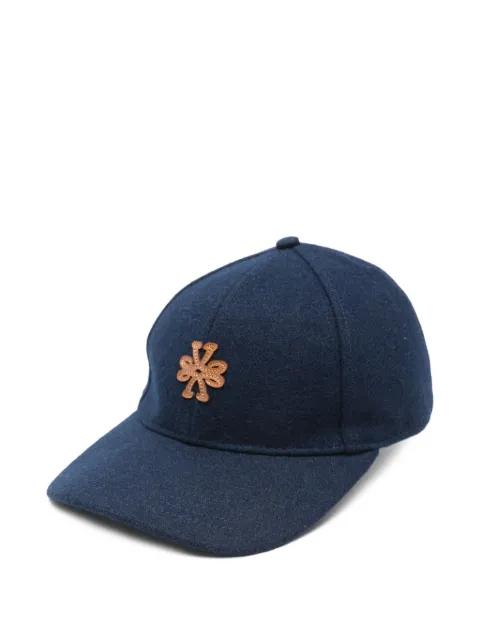 logo embellished baseball cap hat by JACOB COHEN