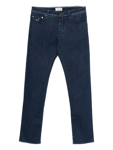 logo-embroidered jeans by JACOB COHEN