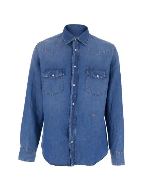 logo-embroidered shirt by JACOB COHEN