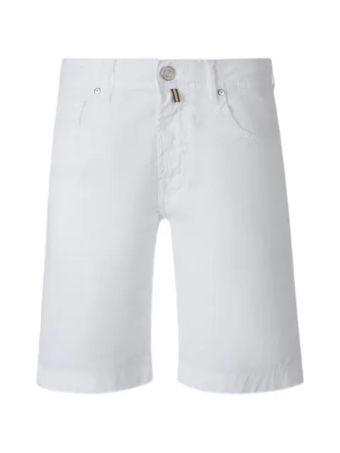 logo-patch denim shorts by JACOB COHEN