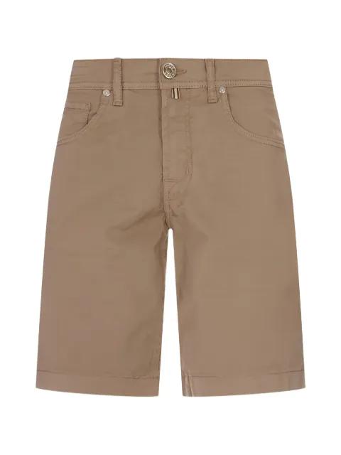 logo-patch shorts by JACOB COHEN