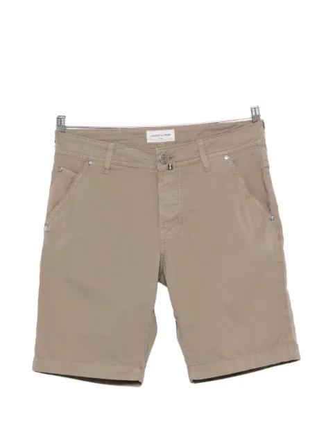 logo-patch shorts by JACOB COHEN