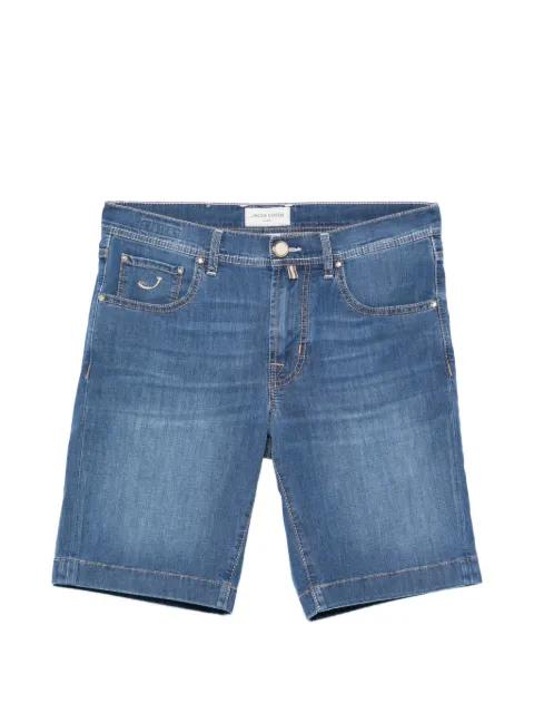 logo-patch shorts by JACOB COHEN