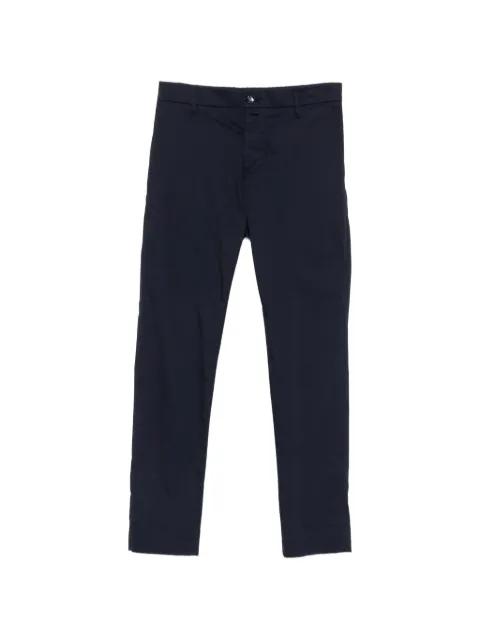 logo-patch slim-fit trousers by JACOB COHEN