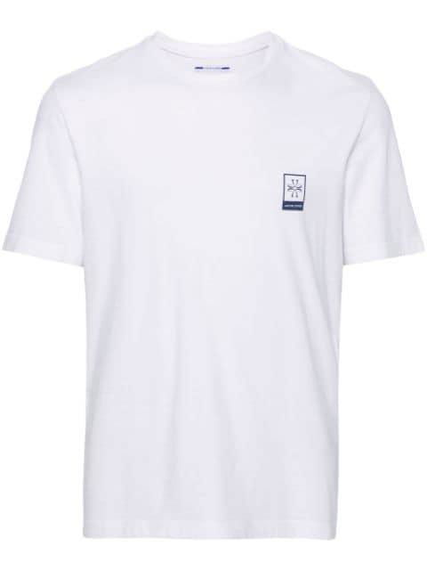 logo-print cotton T-shirt by JACOB COHEN