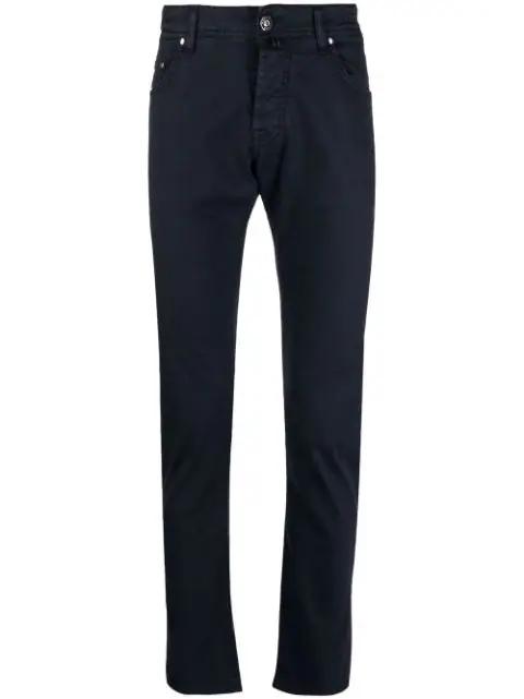 low-rise skinny trousers by JACOB COHEN