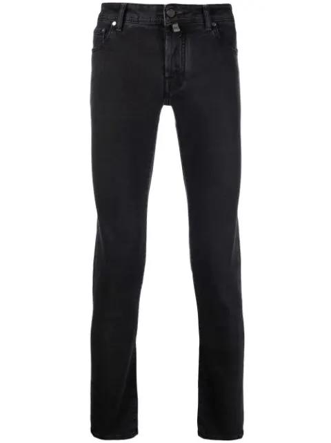 low-rise skinny trousers by JACOB COHEN