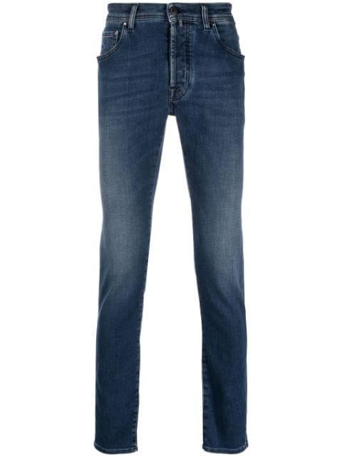 low-rise slim-fit jeans by JACOB COHEN