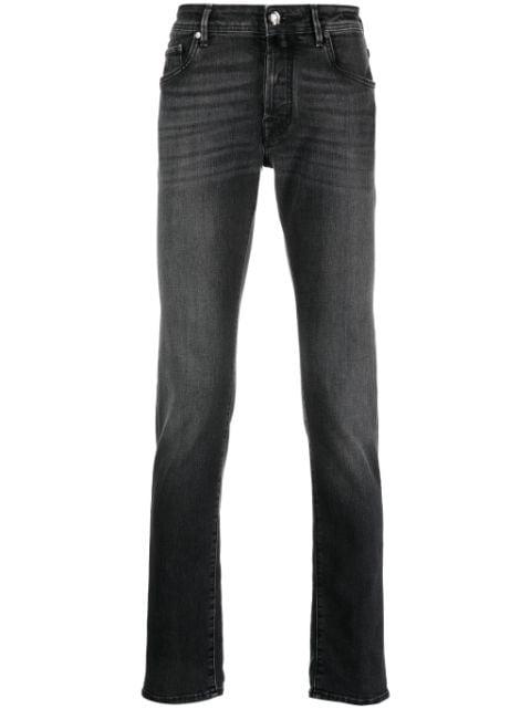 mid-rise slim-cut jeans by JACOB COHEN