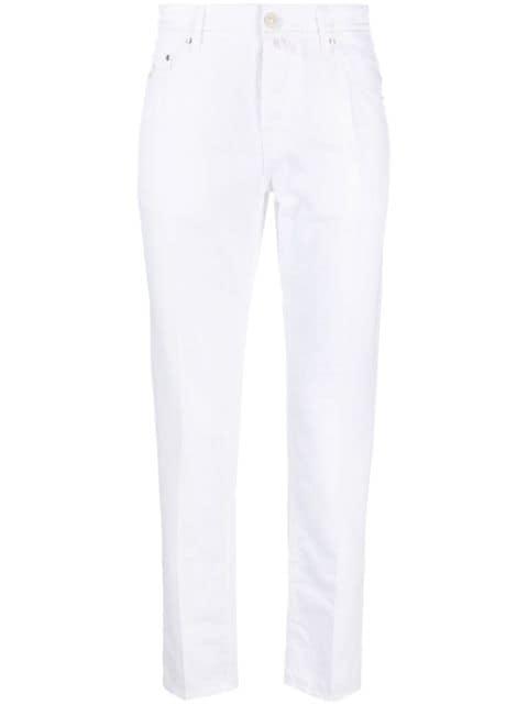 mid-rise slim-cut jeans by JACOB COHEN