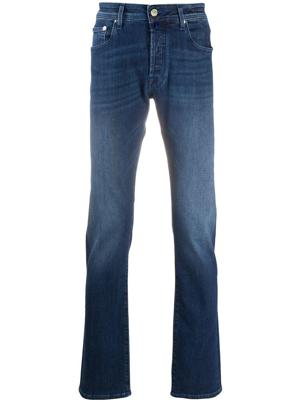 mid-rise straight-leg jeans by JACOB COHEN