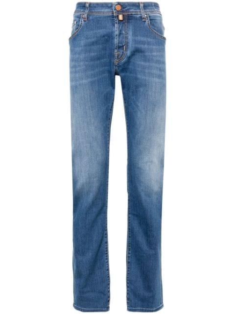 mid-rise straight-leg jeans by JACOB COHEN