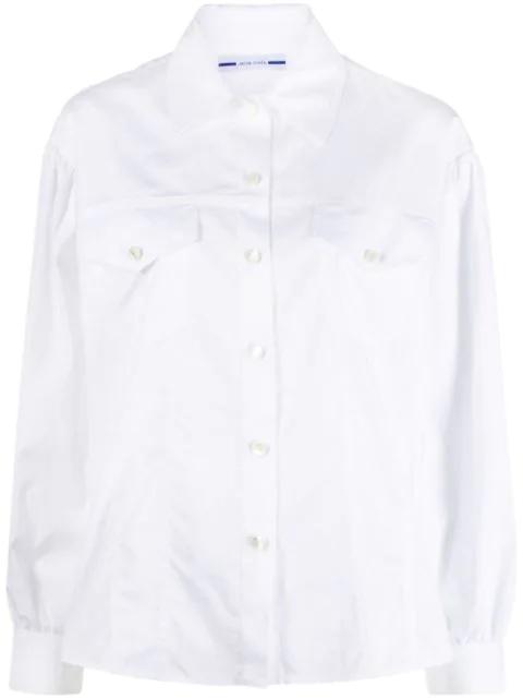 plain long-sleeve shirt by JACOB COHEN