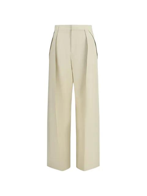 pleated wide-leg trousers by JACOB COHEN