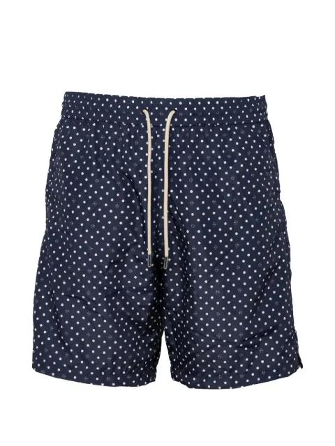 polka-dot drawstring swim shorts by JACOB COHEN