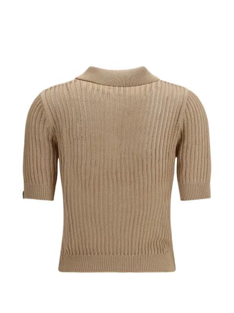 ribbed button polo shirt by JACOB COHEN