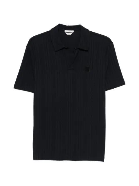 ribbed patch polo shirt by JACOB COHEN