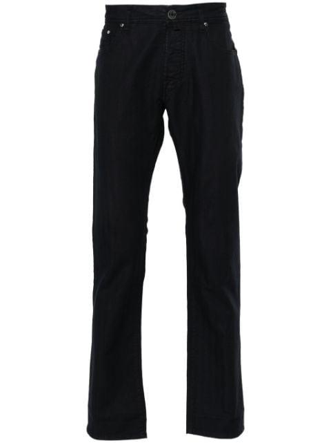 scarf-detail straight trousers by JACOB COHEN