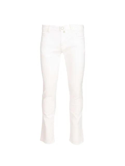slim cotton trousers by JACOB COHEN