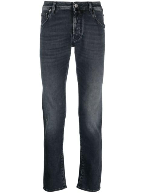 slim-fit denim jeans by JACOB COHEN