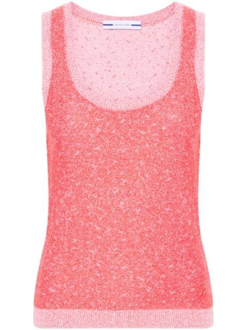speckle-knit tank top by JACOB COHEN
