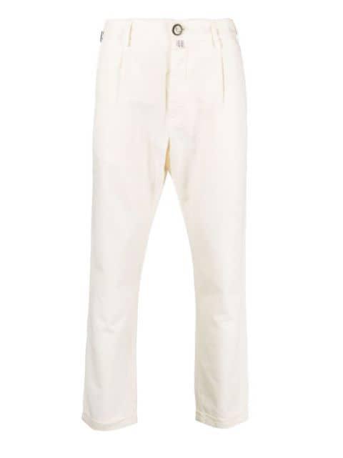 straight-leg cropped trousers by JACOB COHEN