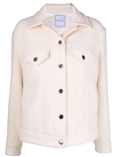 textured wool jacket by JACOB COHEN
