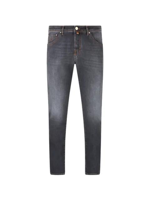 topstitched trousers by JACOB COHEN
