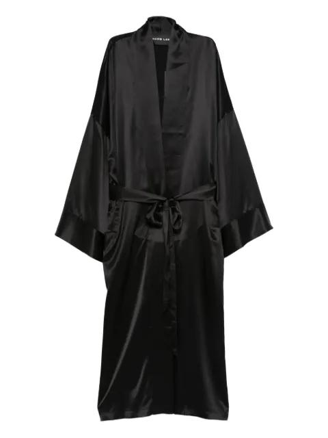belted coat by JACOB LEE